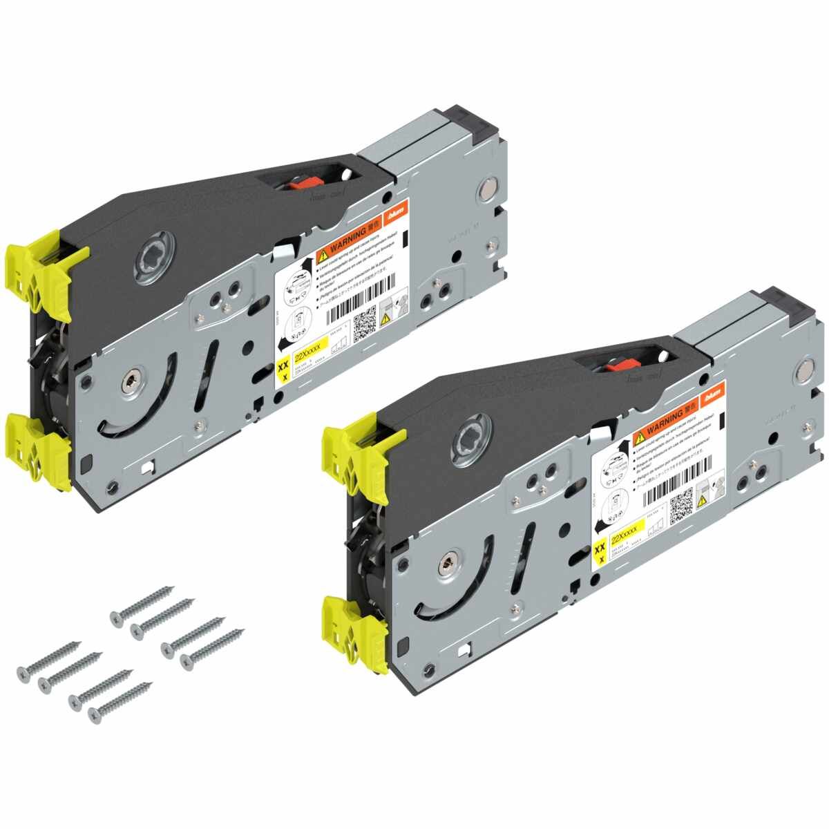 AVENTOS HL top Hochliftklappe, Kraftspeicher (Set), KH=300-389 mm, zum Schrauben, für SERVO-DRIVE geeignet, verzinkt