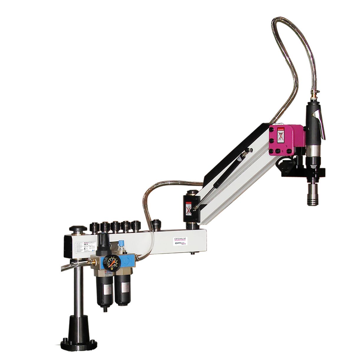 Pneumatische Gewindeschneidmaschine Optimum OPTIdrill DGP 16