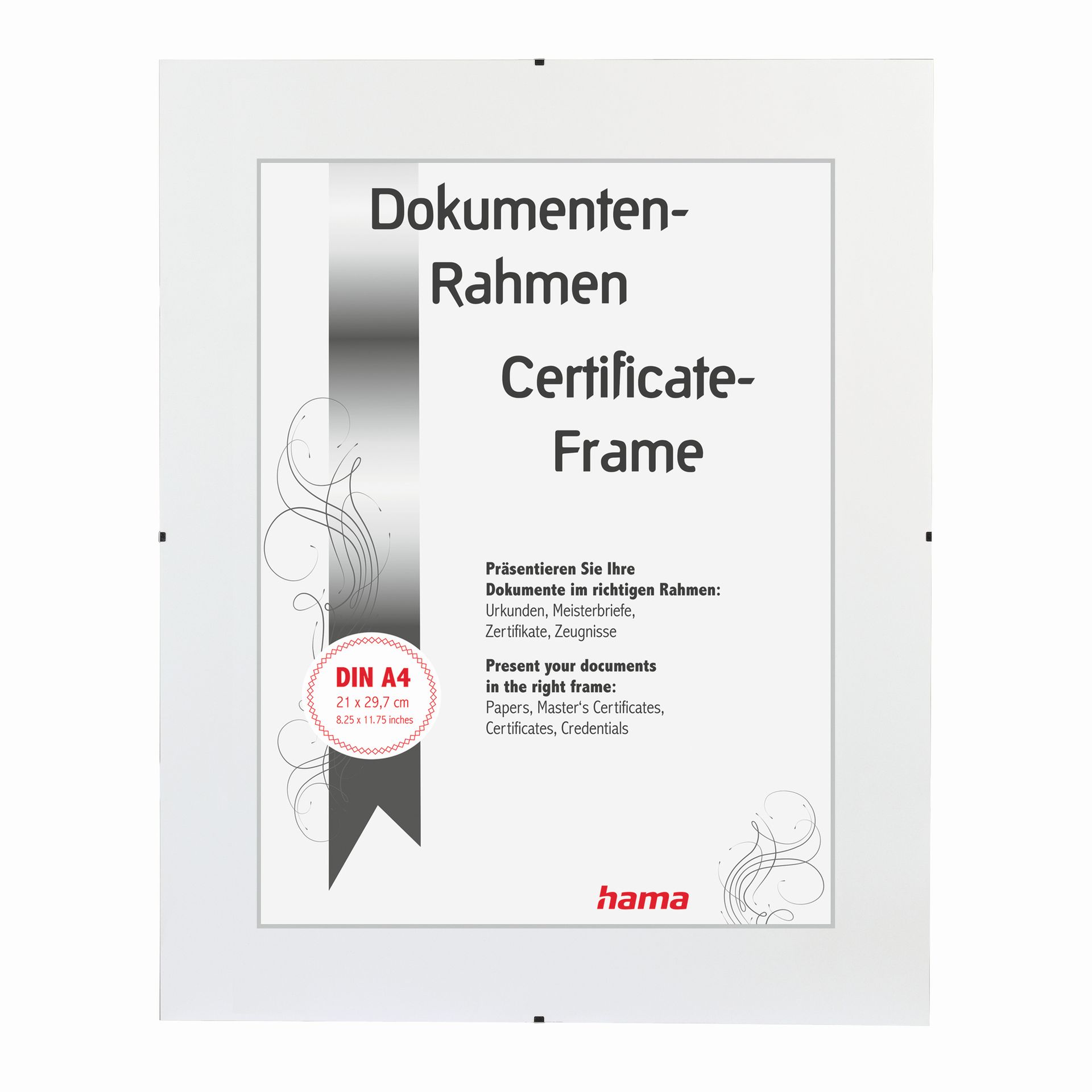 Bilderrahmen Clip-Fix 21x29,7cm rahmenlos tr