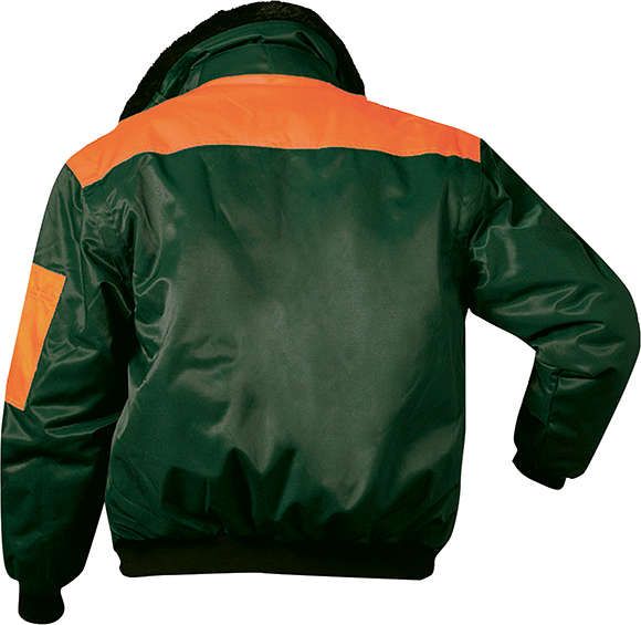 Pilotenjacke Rotdorn, Gr.2XL, grün/orange