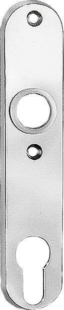 Zyl.-Kurzschild 480Z m.Zyl.-Lochung,rd.Form