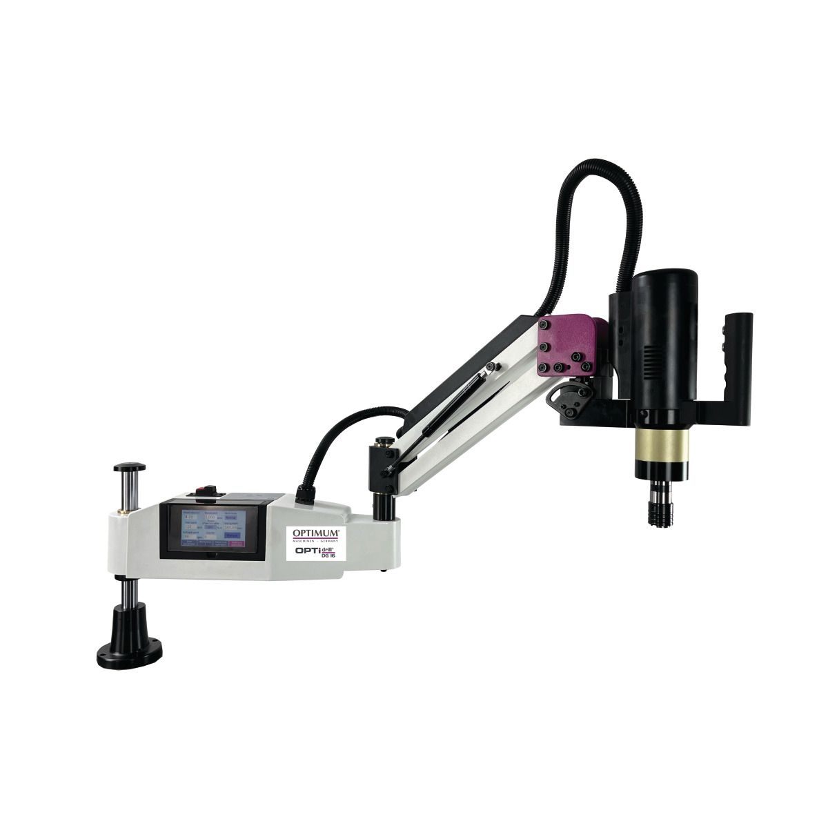 Servoelektrische Gewindeschneidmaschine Optimum OPTIdrill DG 16