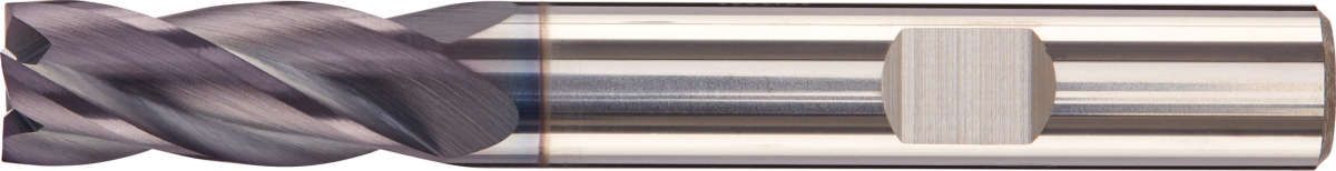 Schaftfräser lang VHM AlTiN+ Z4 30Grad Schaft HB 2,0 mm FORTIS