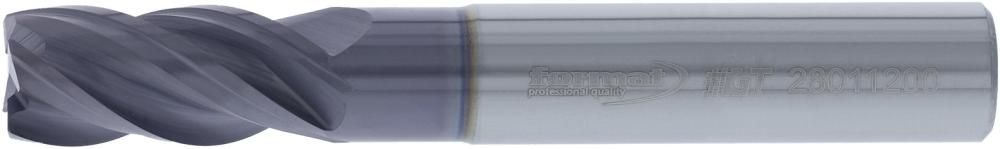 Schaftfräser VHM HPC langTiAlN Typ UNI Z4 35/38Grad Schaft HB Werksnorm 3mm FORMAT