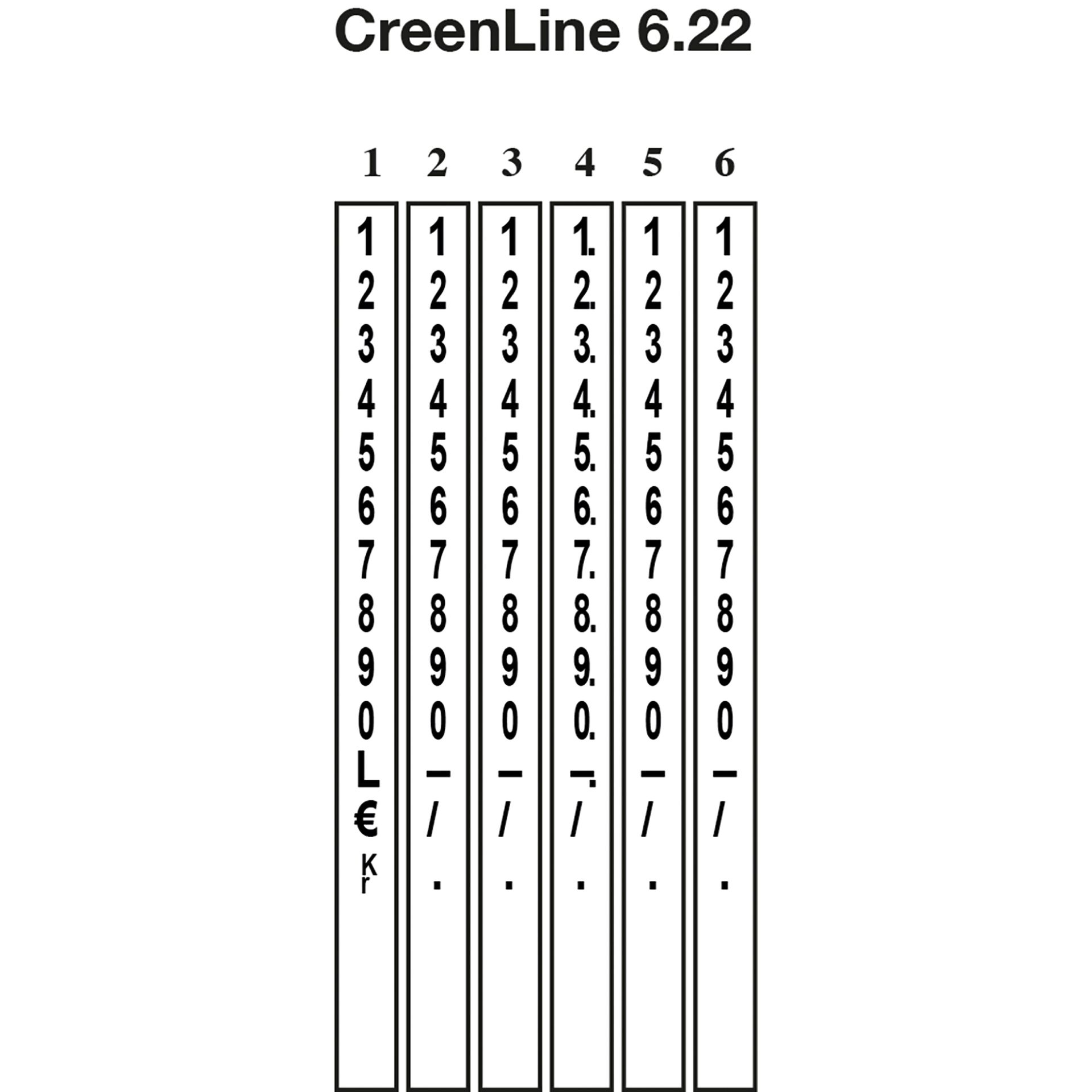 Preisauszeichner-Set 6.22