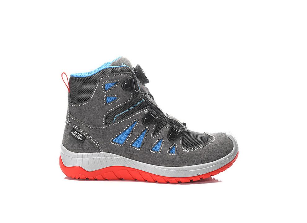 ELTEN MADDOX Kids BOA Sicherheitsstiefel Mid, Grau, Gr. 35