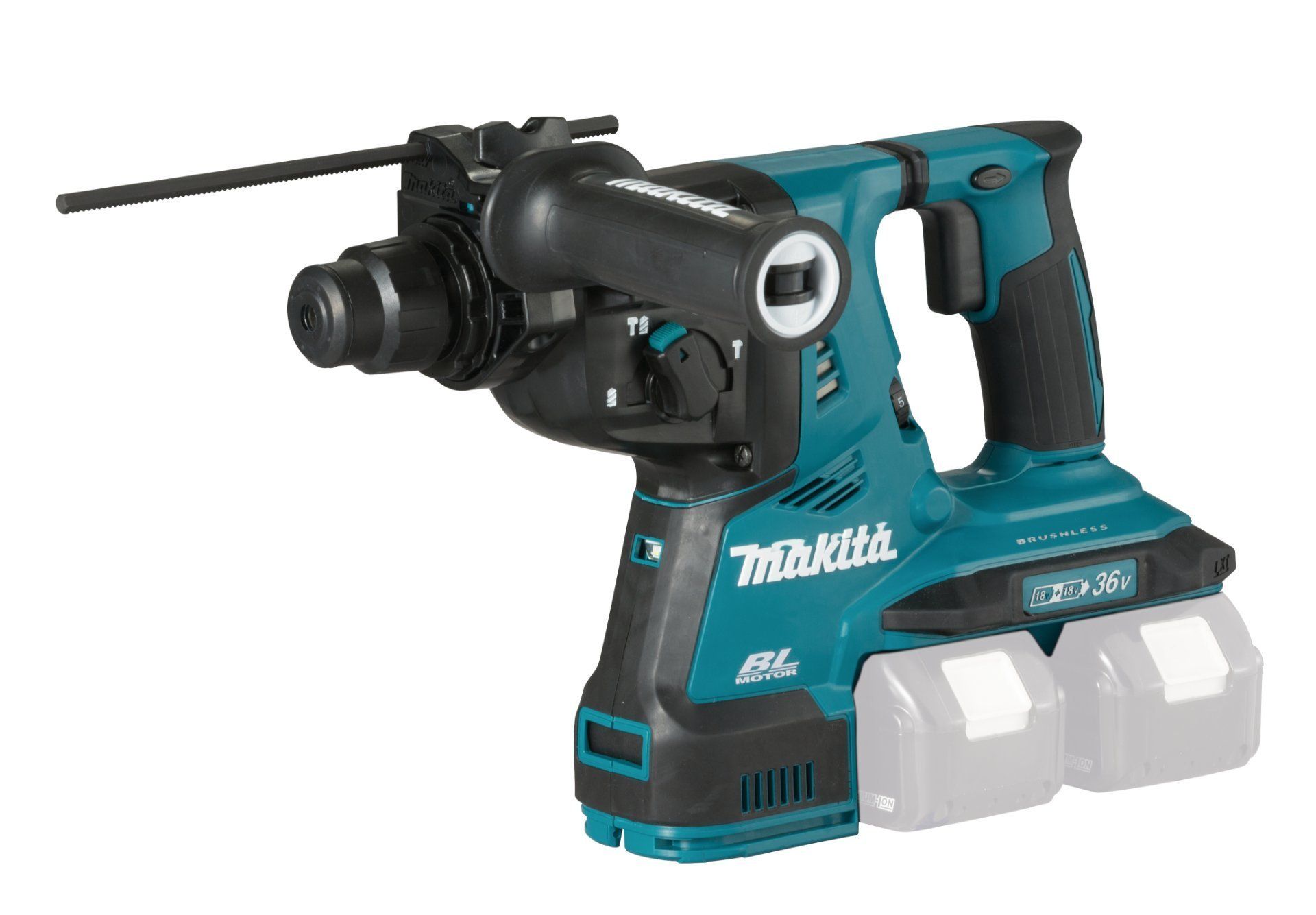 Makita Akku-Kombihammer DHR280ZJ für SDS-PLUS