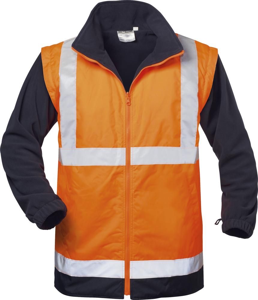 Warnparka Travis, Gr. L, orange/marine