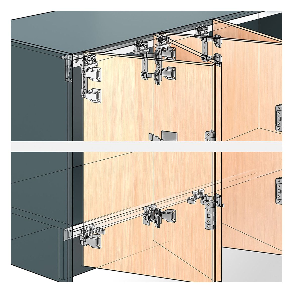HETTICH Führungsprofil WingLine 77