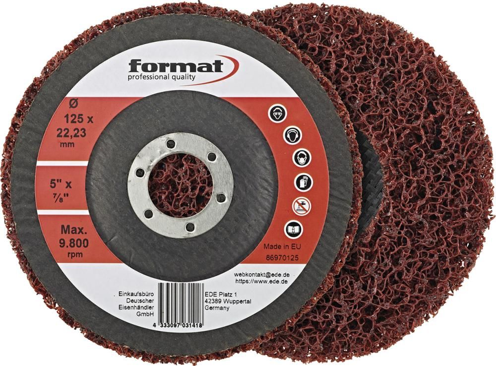 FORMAT Grobreinigungsscheibe ø 115mm soft