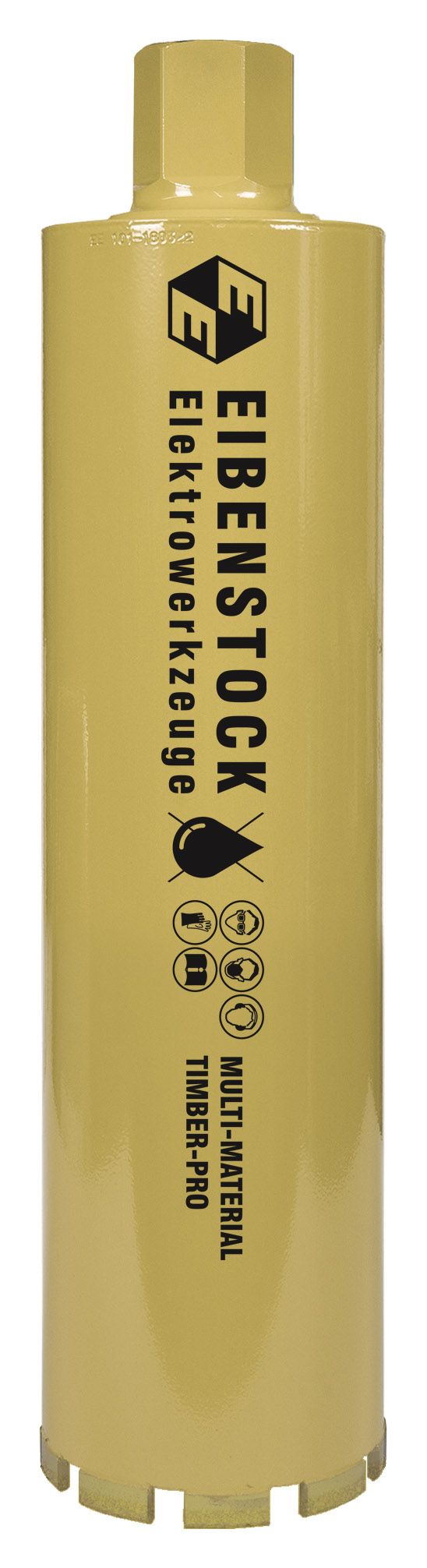EIBENSTOCK Diamant-Trocken-Bohrkrone Multi TIMBER-PRO Ø 102mm, 350mm Nutzl., 10 Segm.