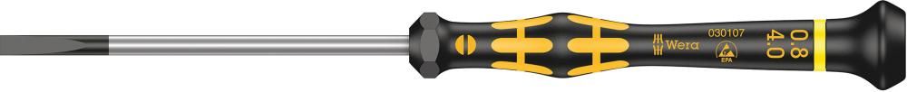 Elektronik- Schraubendreher ESD Schlitz 0,8x0,16x40mm Wera