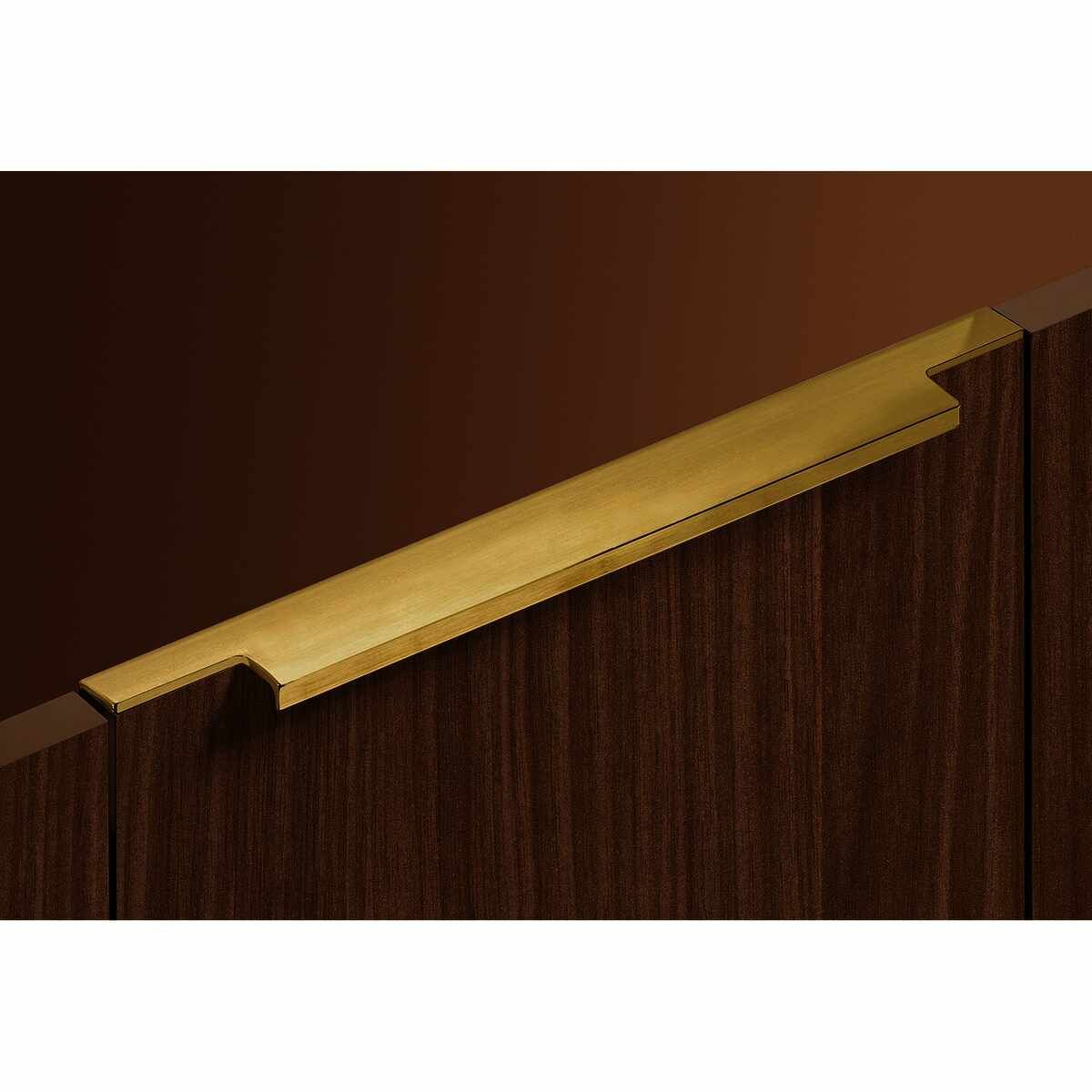 Griffleiste Lamezia, L 1195 mm, B 39 mm, Gold Opti