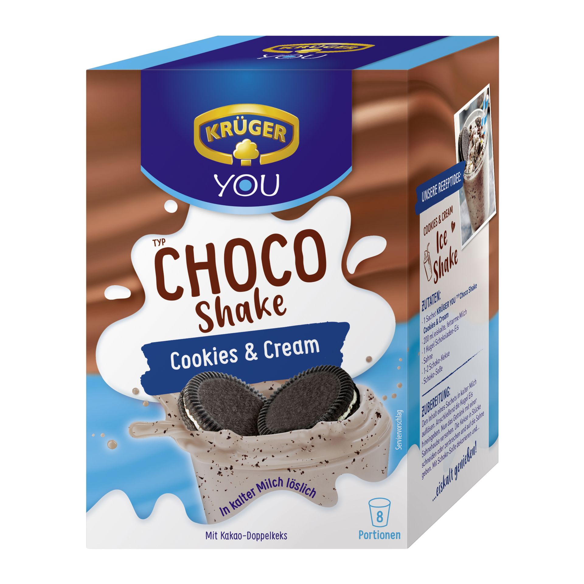 Choco Shake Cookie Cream 8St