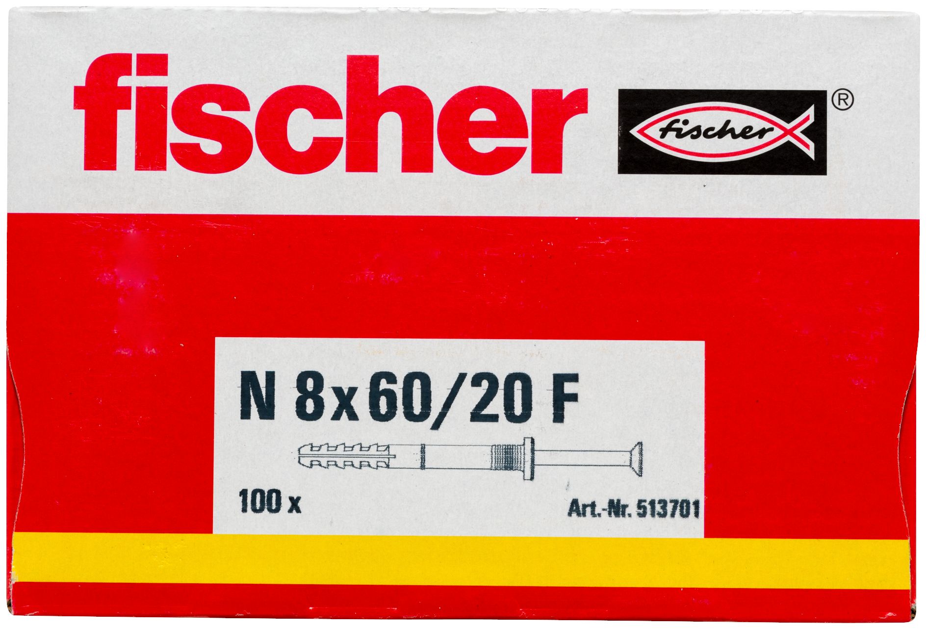 Nageldübel N 8x60/20 F (100)