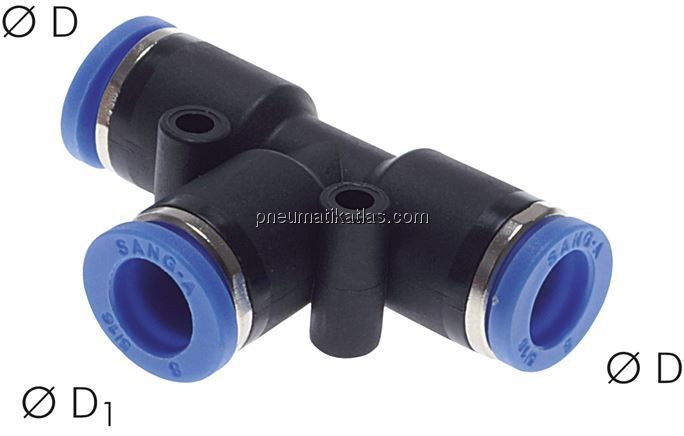 T-Steckanschluss 3mm-3mm, IQS-Standard