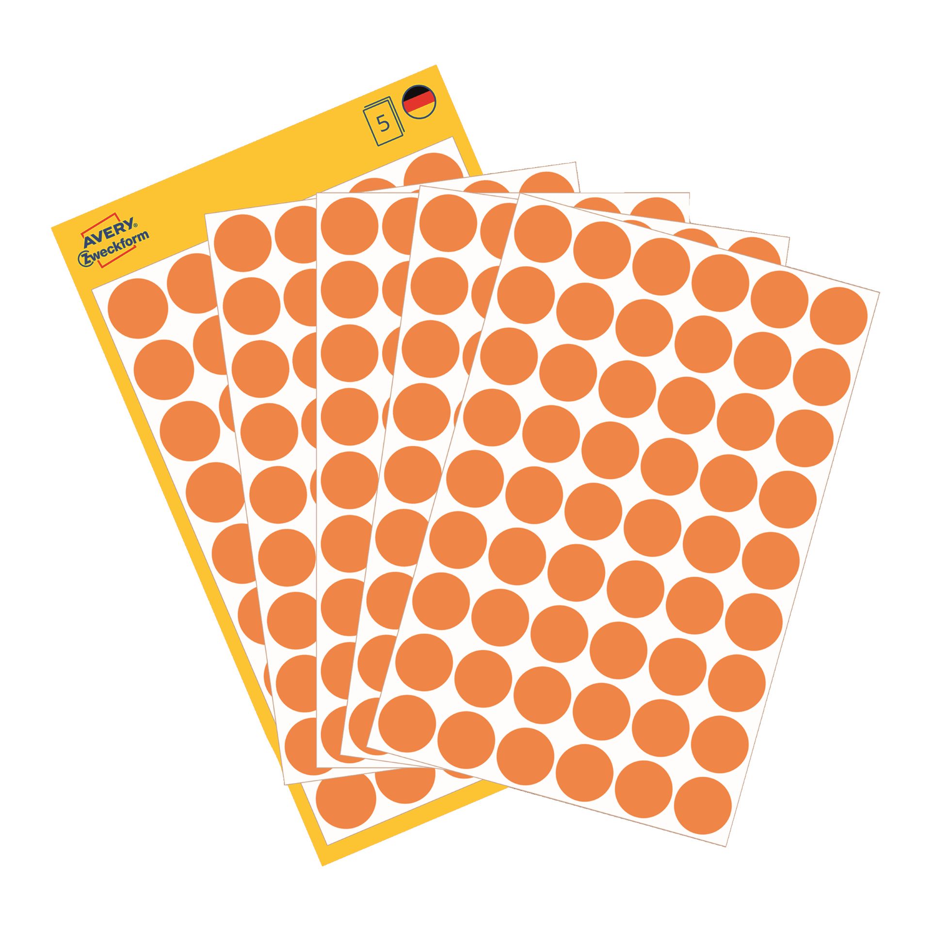 Markierungspunkt 12mm orange 270 St./Pack.