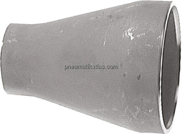 Reduzierstück 21,3x2,0mm - 17,2x1,6mm, 1.4571 geschweißt