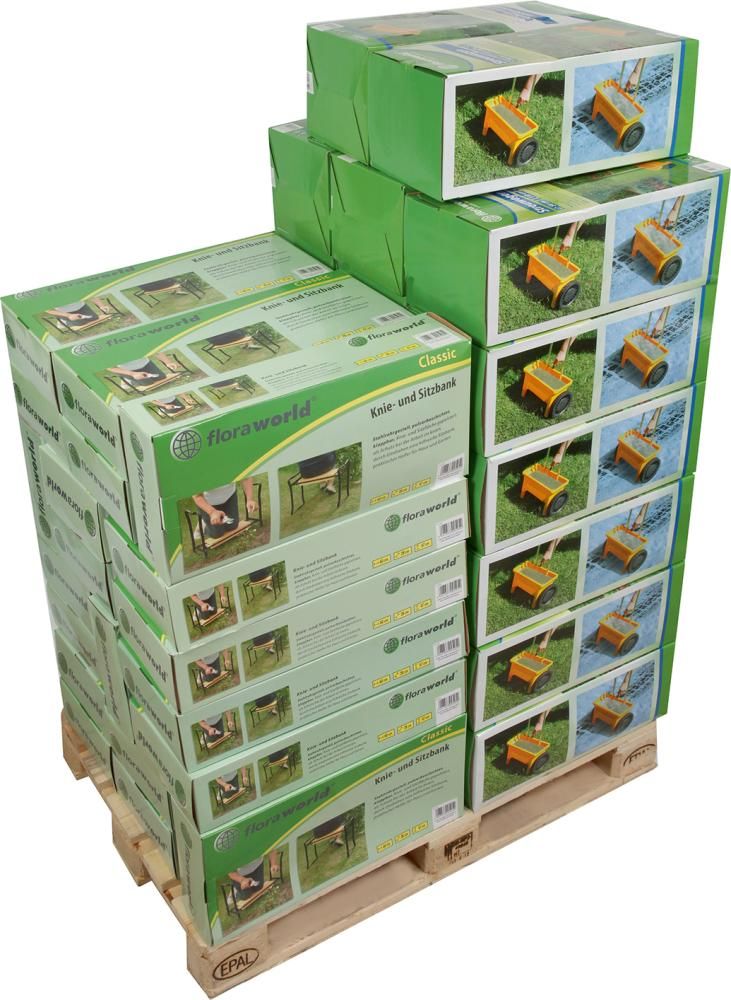 Knie-u. Sitzbank undStreuwagen Classic FWDisplay schaffungsartikel