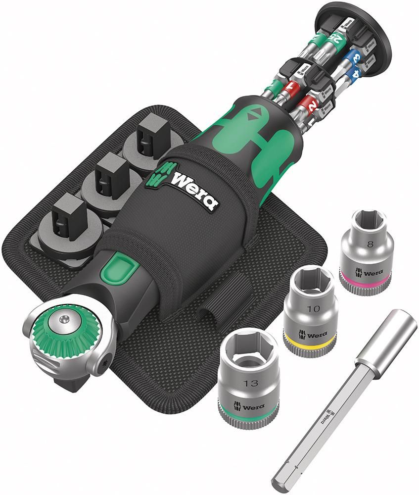 Magazin-Knarren-Satz 3/8"Zyklop Pocket Wera