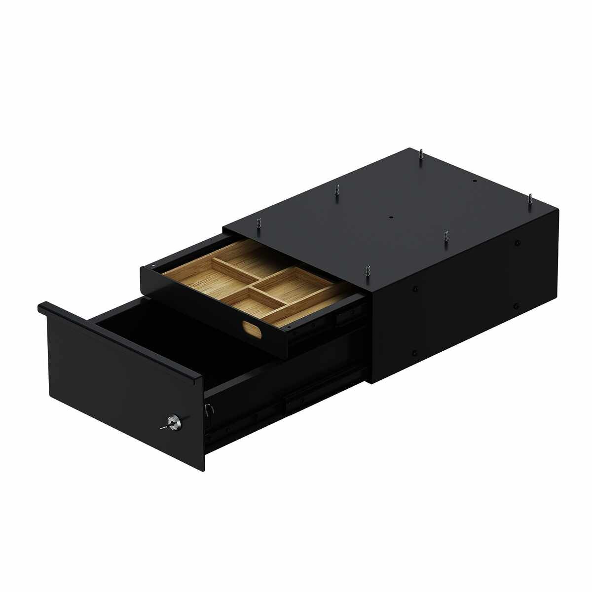 Schubladenbox DUO Grip Schwarz