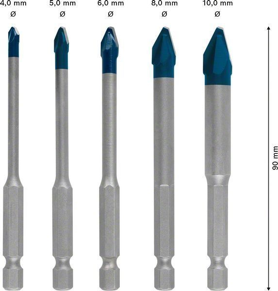 Bosch EXPERT HEX-9 HardCeramic Bohrer-Set
