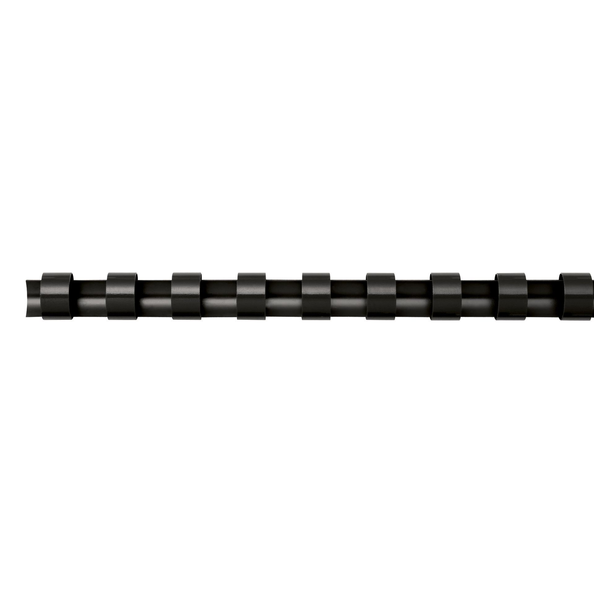 Plastikbinderücken COMB 8mm schwarz 100 St./Pack.