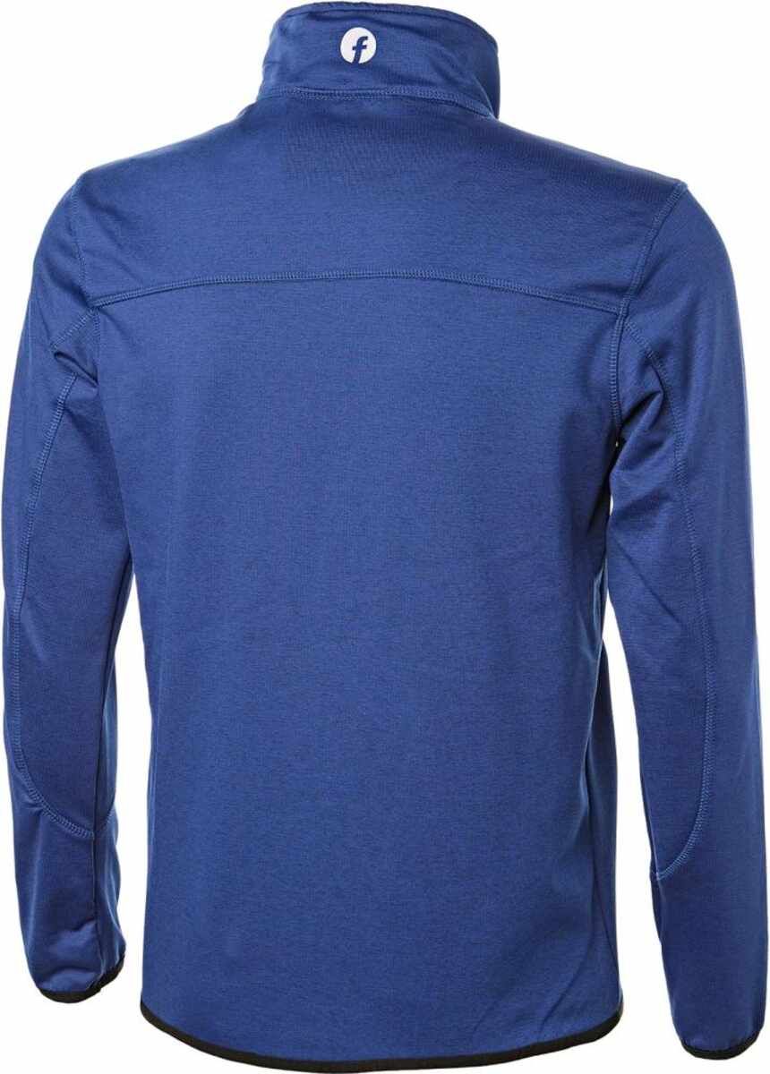 Tech-Fleecejacke kornblau/schwarz meliert Gr. 2XL Fortis Elements