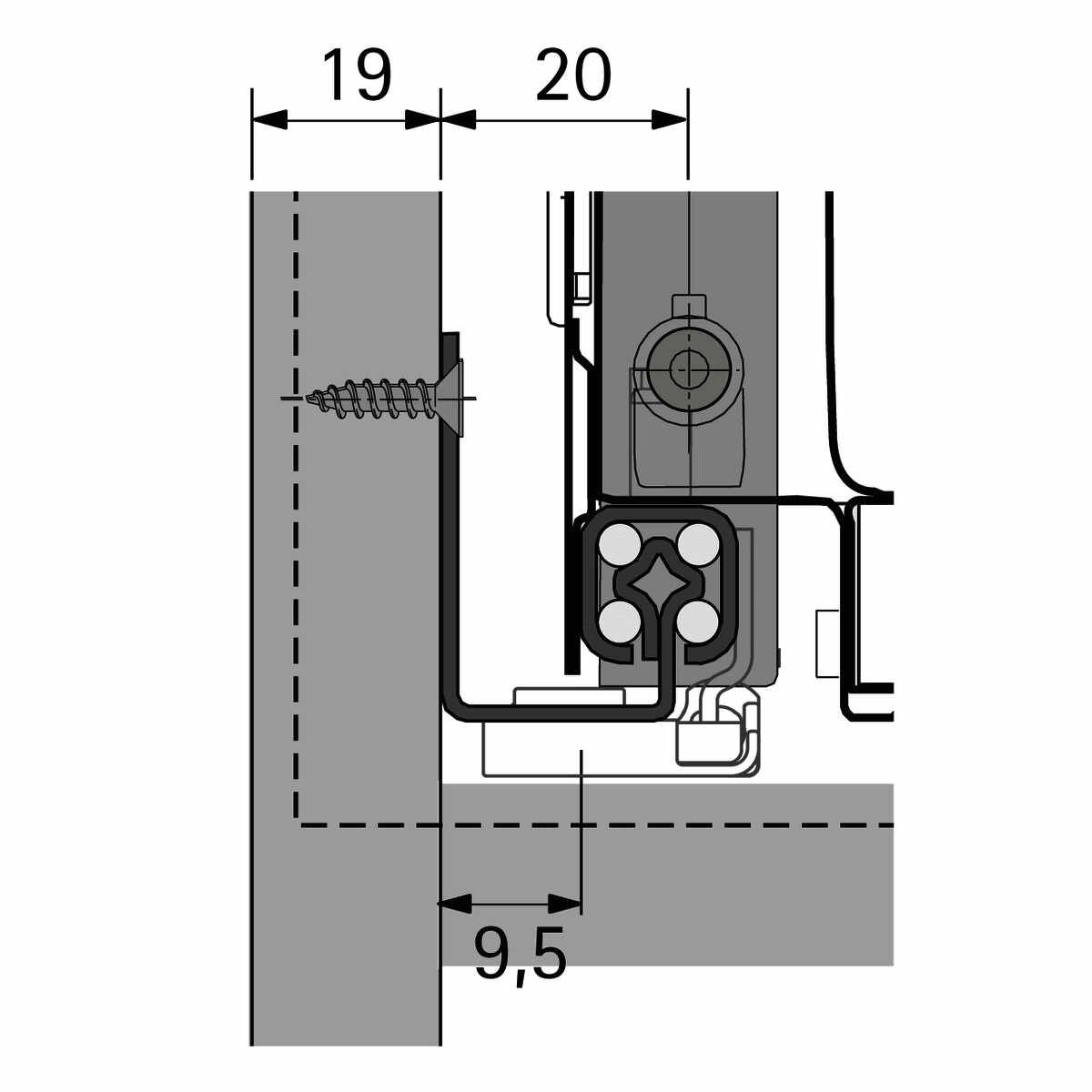 Quadro 25 Silent System, 260, EB 9,5, links
