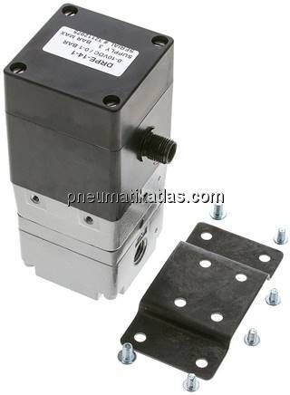Proportionaldruckregler G 1/4",0 - 1 bar,0 - 10 V, Standard (mit Befestigungswin