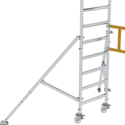 MUNK Ein-Personen-Gerüst FlexxTower Plattform B1200xT600mm Plattformh. 4,10m Arbeitsh. 6,10m