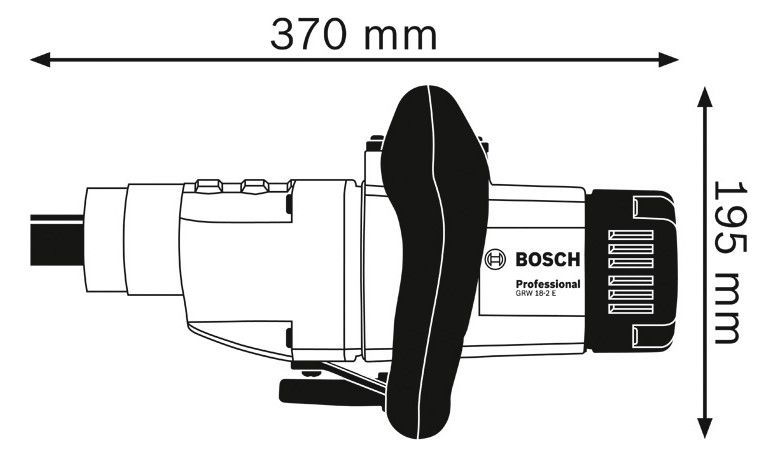 BOSCH Rührwerk + Rührkorb 160mm