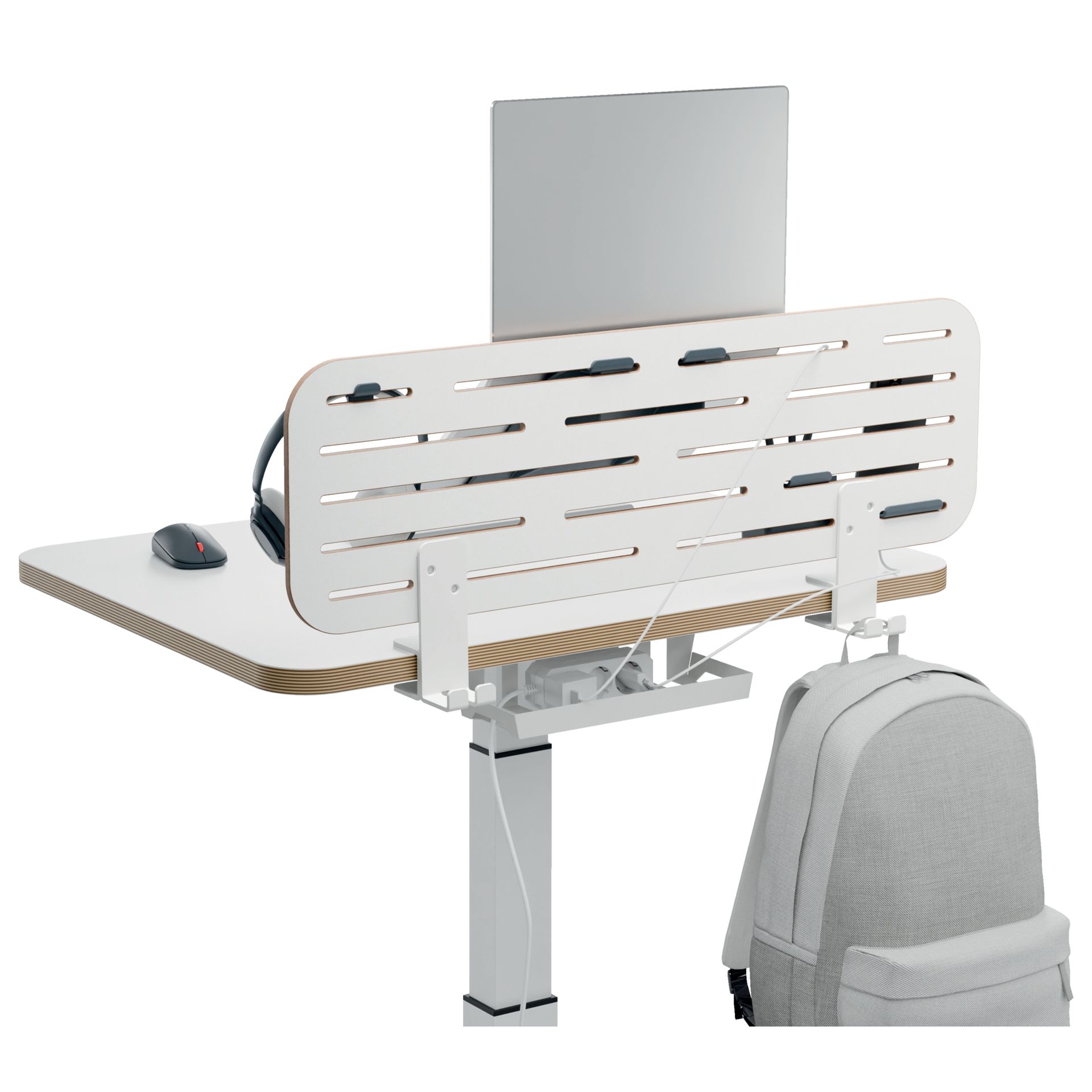 Schreibtischorganizer Pegboard 5tlg ws/an