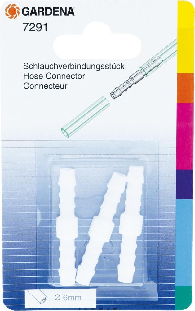 Schlauchverbindungsstückf. 6 mm-Schlauch, 3 Stk Gardena Gardena