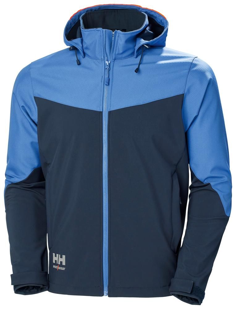 Softshelljacke Oxford, navy/stone, Gr.2XL