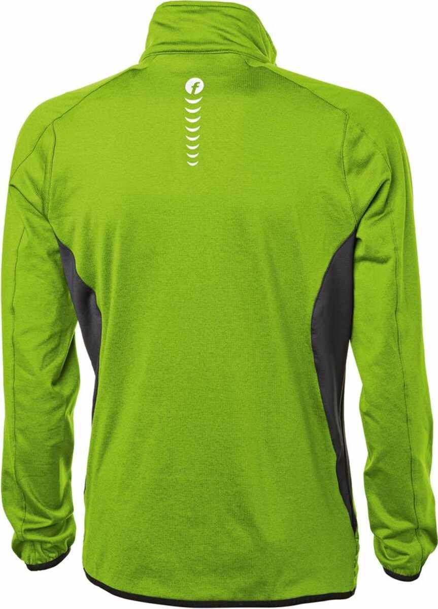 Tech-Fleecepullover lime/schwarz meliert Gr. M Fortis Elements