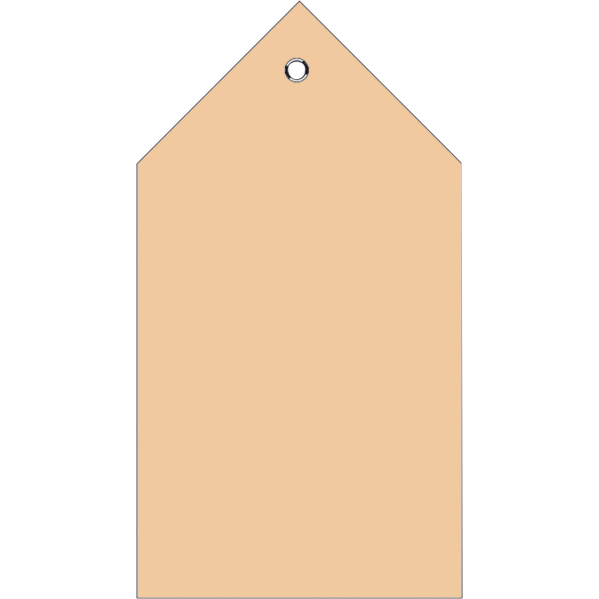 Anhängezettel  80x150mm Faltecken 250St.
