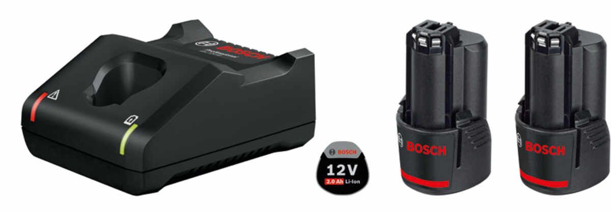 Starter-Set 2 x GBA 12V 2.0Ah + GAL 12V-40