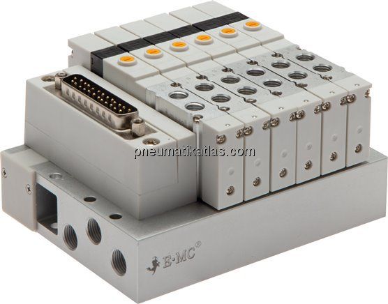 Ventilterminal 4x5/2-Wege, Multipol, M 5 an Ventilen (oben)