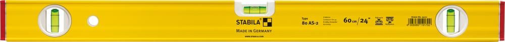 STABILA Wasserwaage Type 80 AS-2, 150 cm