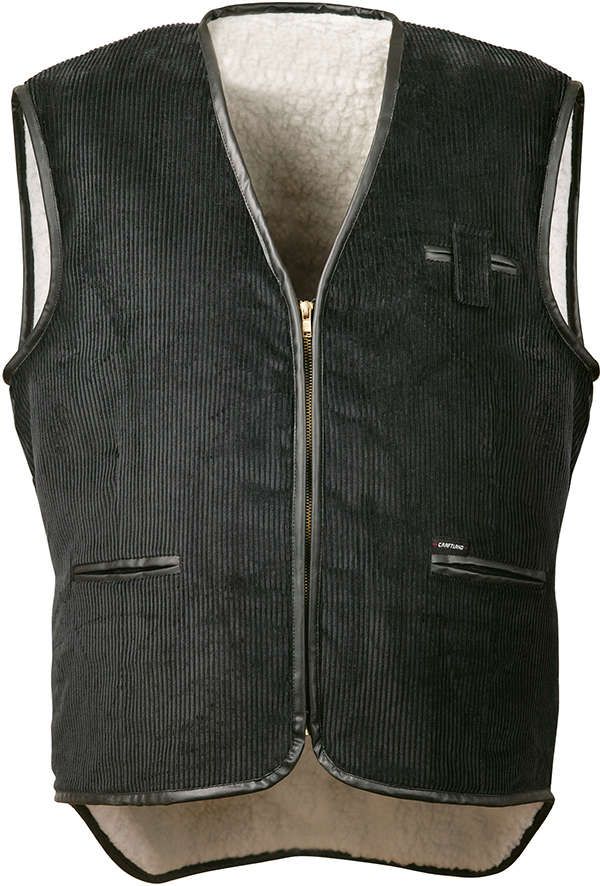 Breitcordweste, Gr.2XL, schwarz