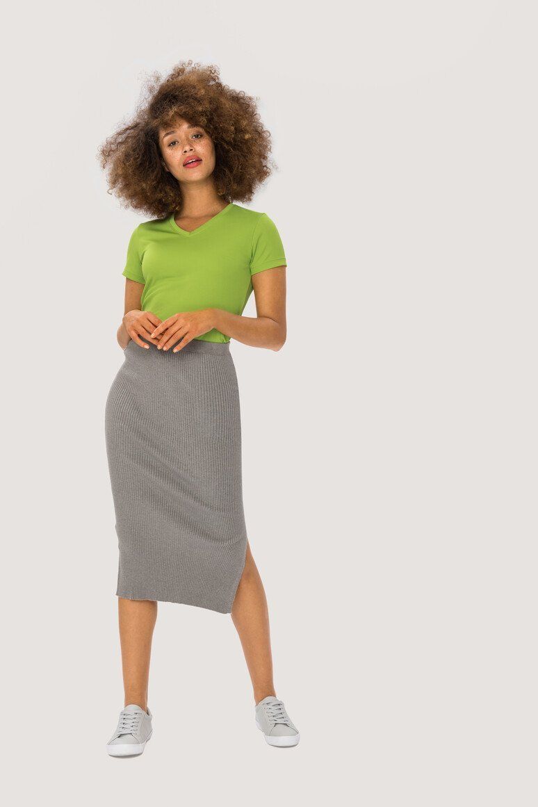 HAKRO Damen V-Shirt COOLMAX® 187