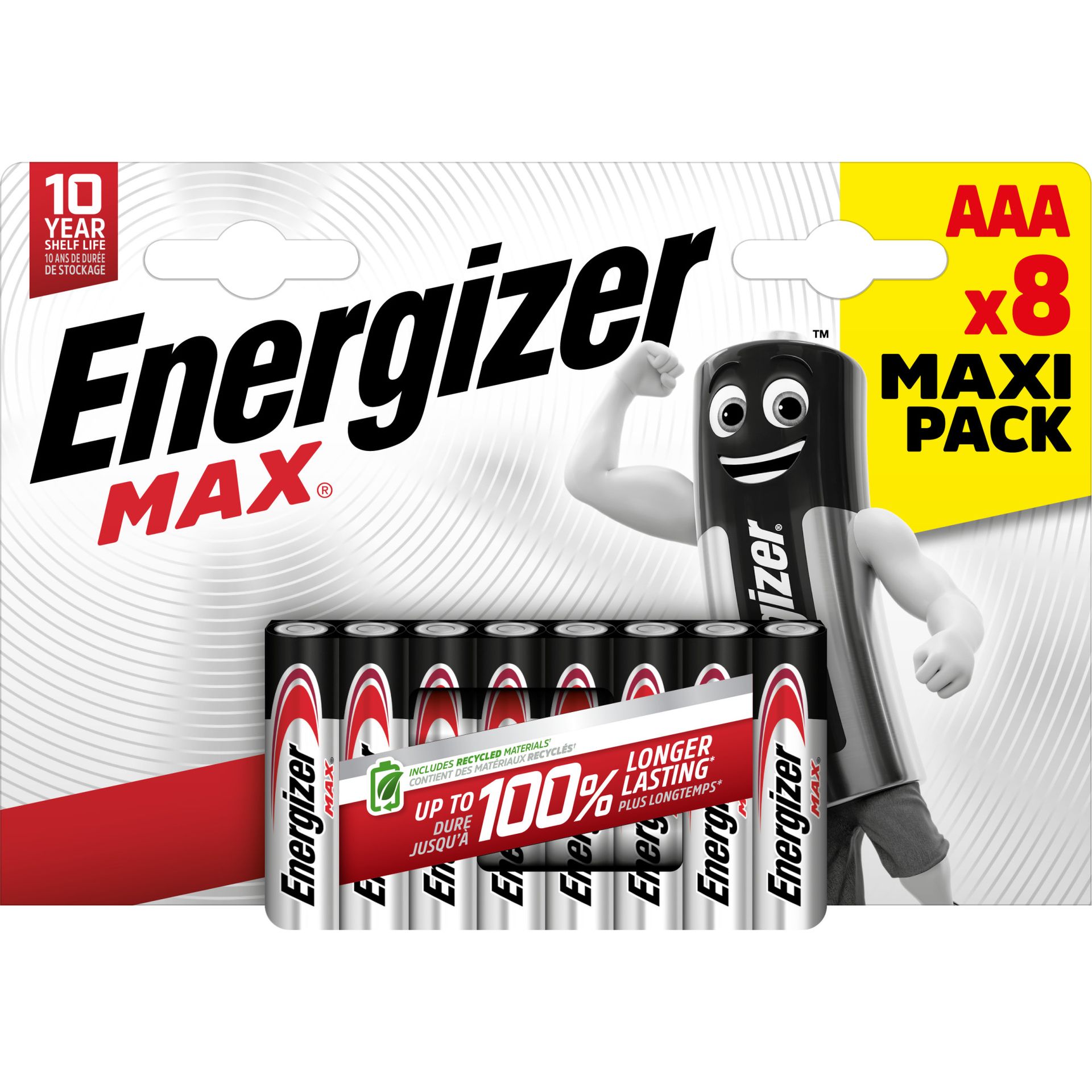 Batterie Max Alkaline AAA LR03 8St.