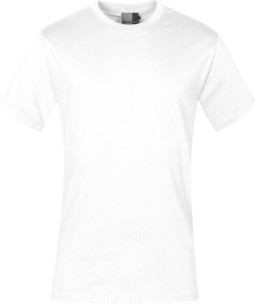 T-Shirt Premium, Gr. 2XL, weiß Promodoro
