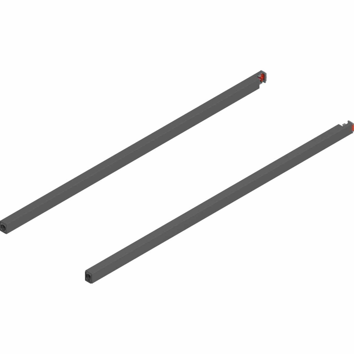 MERIVOBOX Längsreling, NL=600 mm, links/rechts, oriongrau matt