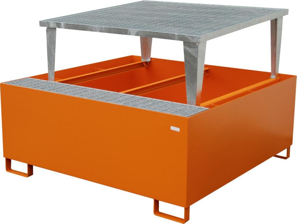 Auffangwanne AWA 1000 lackiert orange RAL 2000