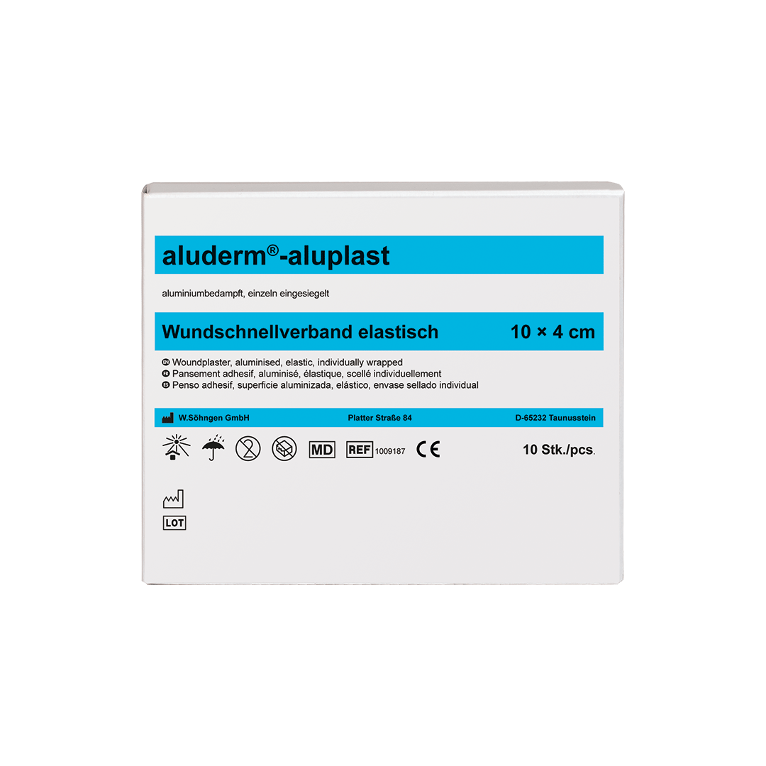 aluderm®-aluplast elastisch 1 m x 4 cm - in Abschnitten
