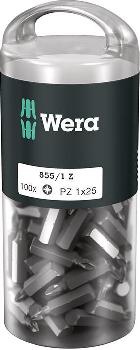 Wera Bit-Großpack PZ1x25mm zähhart a 100 Stück