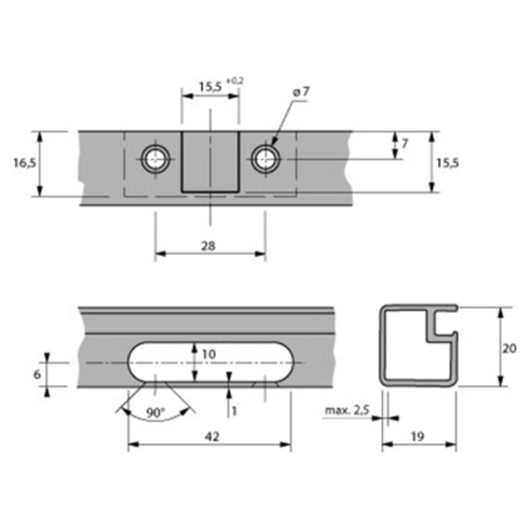 HETTICH Sensys 8638i für Aluminiumrahmentüren