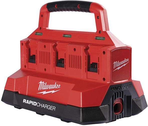 Ladegerät 6-fach PACKOUT M18 PC6 Milwaukee